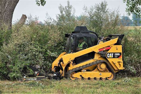 caterpillar skid steer brushcutter|skid steer brush mower attachment.